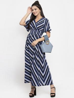 striped maxi dress - 17192156 - Standard Image - 4