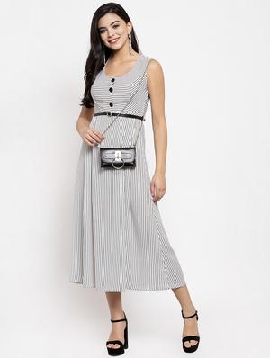 striped maxi dress - 17192159 - Standard Image - 4