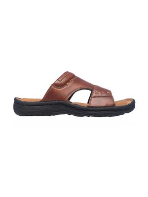 brown slip on slippers - 17192218 - Standard Image - 2