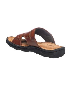 brown slip on slippers - 17192218 - Standard Image - 3