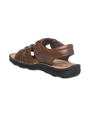 brown back strap sandals - 17192219 - Standard Image - 3