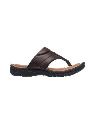 brown toe separator slippers - 17192233 - Standard Image - 2