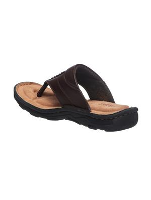 brown toe separator slippers - 17192233 - Standard Image - 3