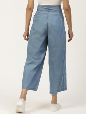 high rise wide leg jeans - 17192237 - Standard Image - 3