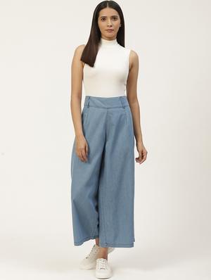 high rise wide leg jeans - 17192237 - Standard Image - 4