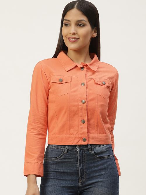 pink denim jacket - 17192250 - Standard Image - 1