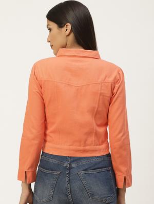 pink denim jacket - 17192250 - Standard Image - 3