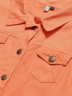 pink denim jacket - 17192250 - Standard Image - 5