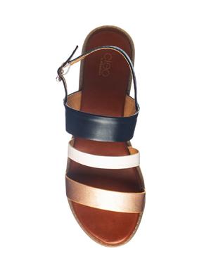 grey back strap sandals - 17192348 - Standard Image - 4