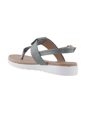 green back strap sandals - 17192351 - Standard Image - 3