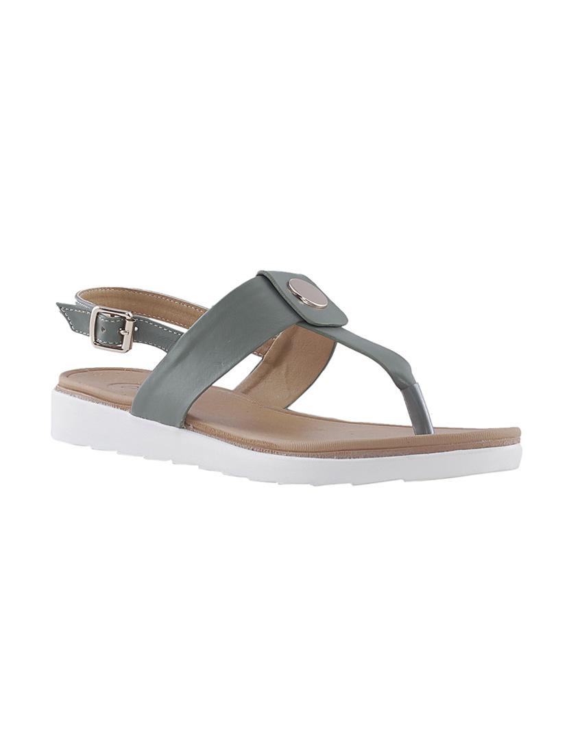 green back strap sandals - 17192351 - Zoom Image - 1