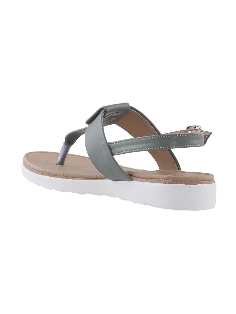 green back strap sandals - 17192351 - Zoom Image - 3