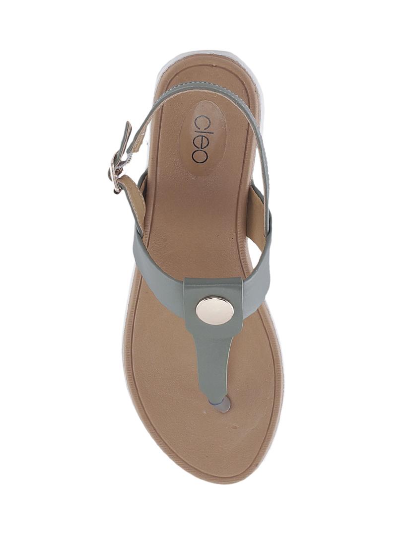 green back strap sandals - 17192351 - Zoom Image - 4