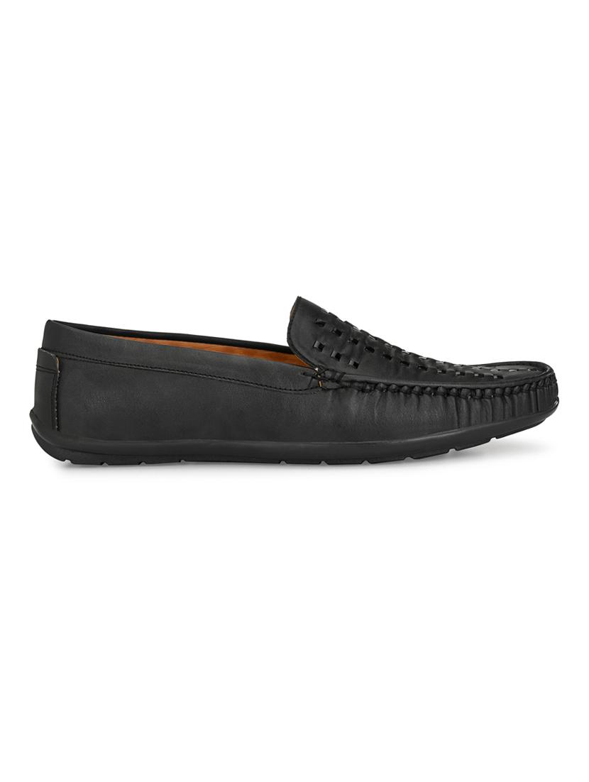 black slip on loafers - 17192537 - Zoom Image - 2