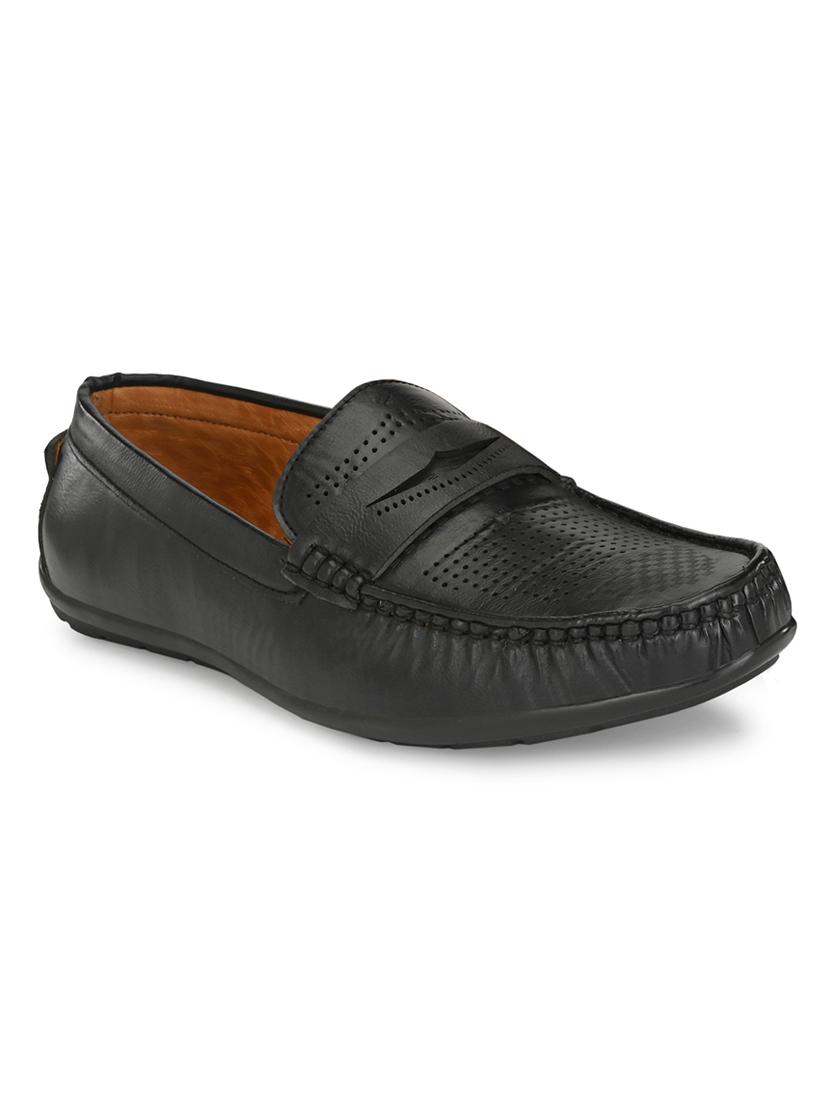 black slip on loafers - 17192540 - Zoom Image - 1
