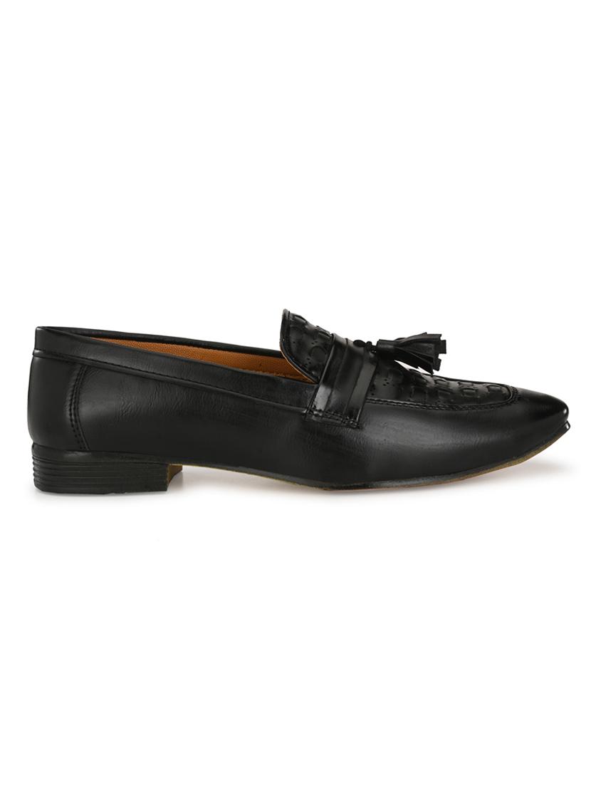black slip on loafers - 17192547 - Zoom Image - 2