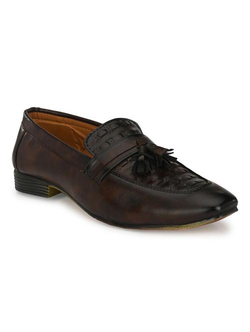 brown slip on loafers - 17192548 - Standard Image - 1