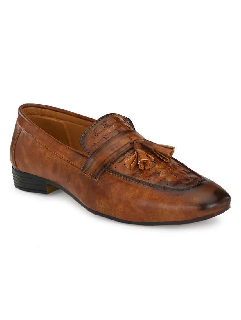 tan slip on loafers - 17192549 - Zoom Image - 1