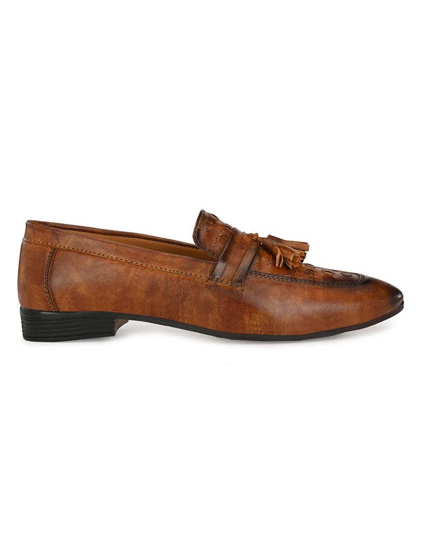 tan slip on loafers - 17192549 - Zoom Image - 2