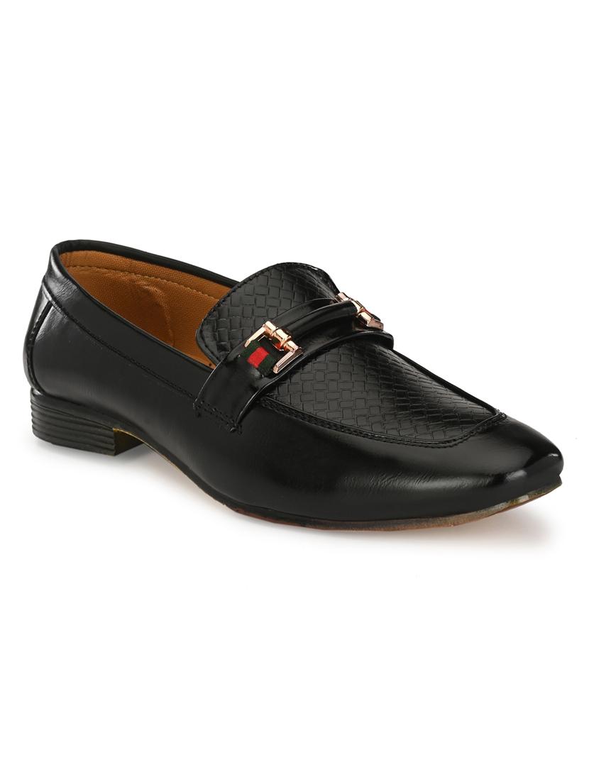black slip on loafers - 17192550 - Zoom Image - 1