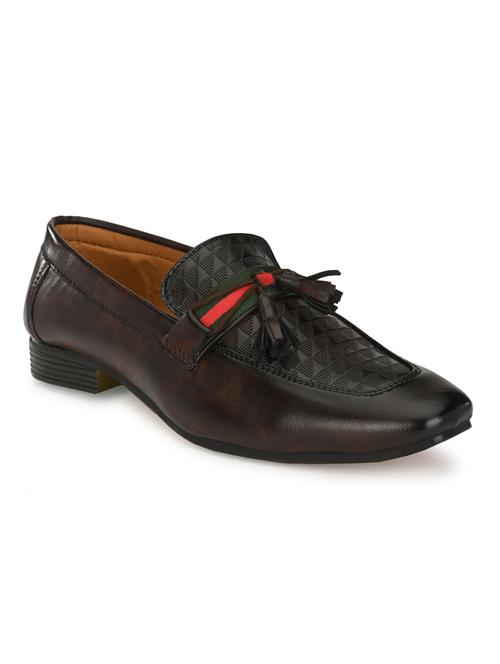 brown slip on loafers - 17192557 - Standard Image - 1