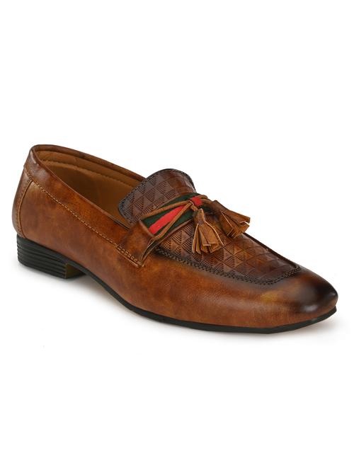 tan slip on loafers - 17192558 - Standard Image - 1