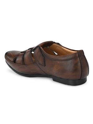 brown back strap sandals - 17192560 - Standard Image - 3