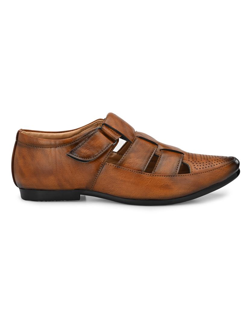 tan back strap sandals - 17192561 - Zoom Image - 2