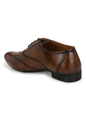 brown lace-up brouges - 17192566 - Standard Image - 3