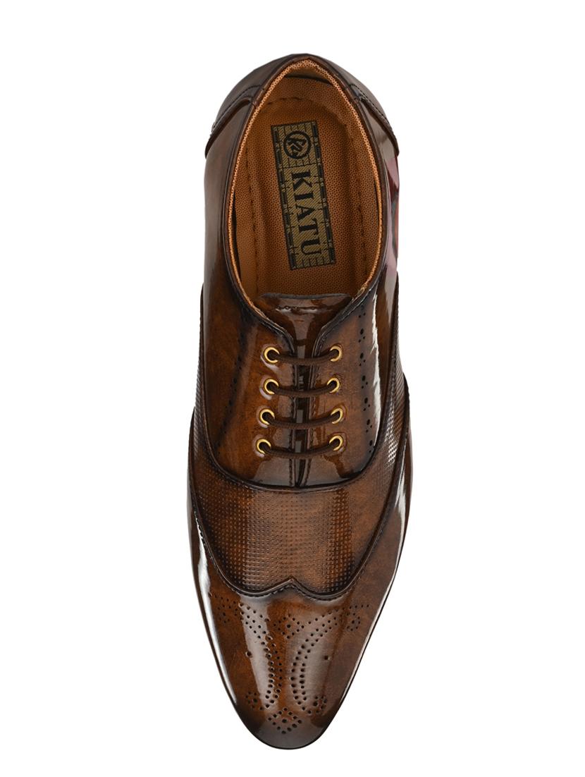 brown lace-up brouges - 17192566 - Zoom Image - 4