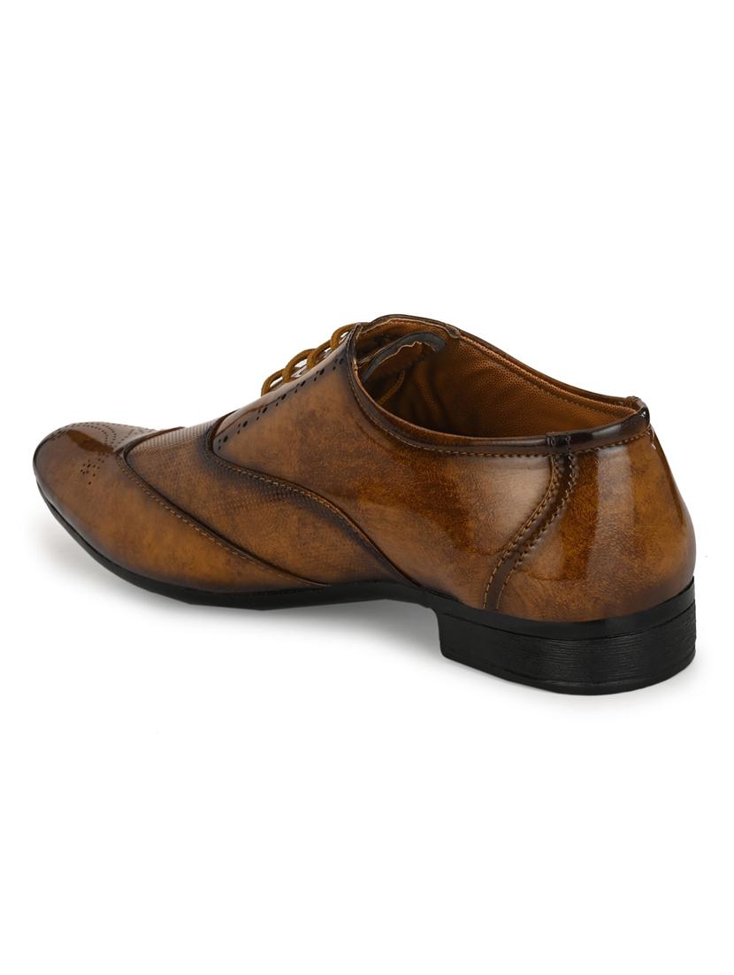 tan lace-up brouges - 17192567 - Zoom Image - 3