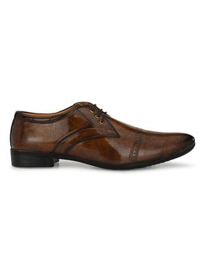 brown lace-up brouges - 17192569 - Standard Image - 2