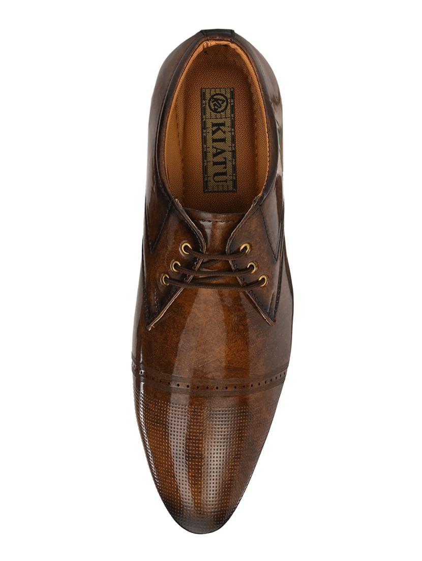 brown lace-up brouges - 17192569 - Zoom Image - 4