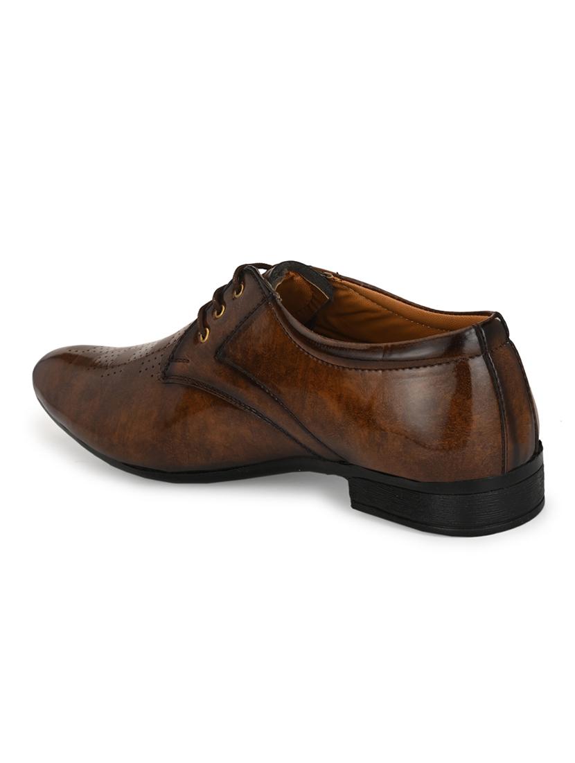 brown lace-up brouges - 17192572 - Zoom Image - 3