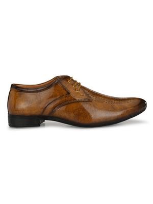 tan lace-up brouges - 17192573 - Standard Image - 2
