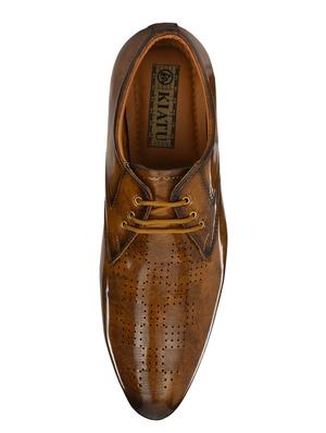 tan lace-up brouges - 17192573 - Standard Image - 4