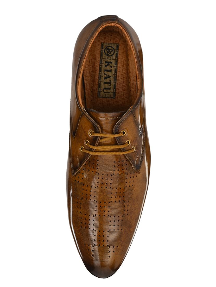tan lace-up brouges - 17192573 - Zoom Image - 4