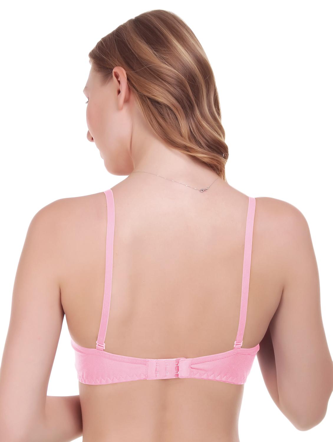 bow patch t-shirt bra - 17192722 - Zoom Image - 3