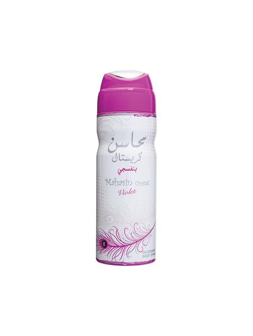 lattafa mahasin voilet 200ml deodorant - 17192784 - Very Small Image - 1