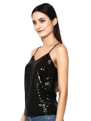 cami neck sequin top - 17192808 - Standard Image - 3