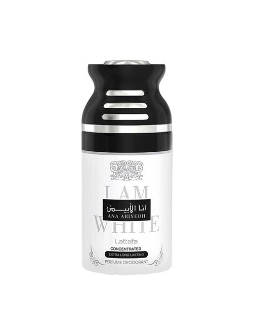 lattafa ana abiyedh i am white perfumed body spray, 250ml - 17192840 - Standard Image - 1