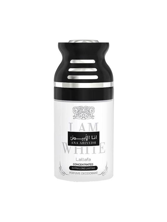 lattafa ana abiyedh i am white perfumed body spray, 250ml - 17192840 - Zoom Image - 1