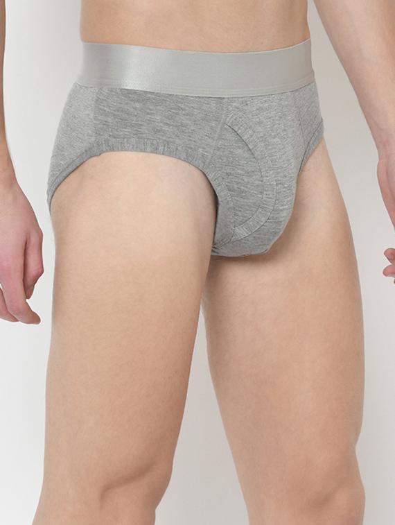 gray solid hipster brief - 17192942 - Zoom Image - 2