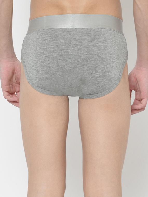 gray solid hipster brief - 17192942 - Zoom Image - 3
