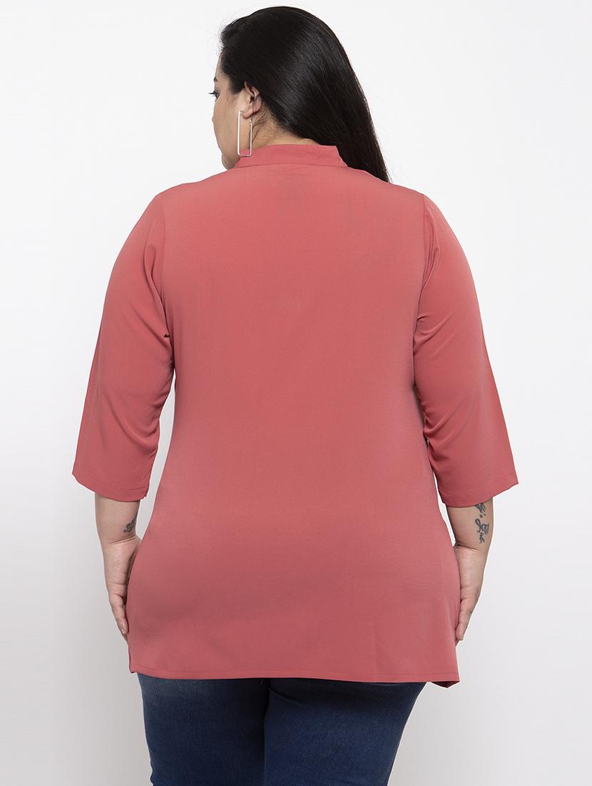 embroidered plus top - 17193246 - Zoom Image - 3