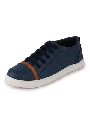 boys blue lace up sneaker - 17193520 - Standard Image - 3