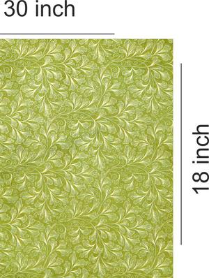 green leaf pattern canvas digital print wallpaper - 17193601 - Standard Image - 3