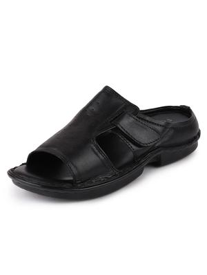 black slip on slippers - 17193767 - Standard Image - 3