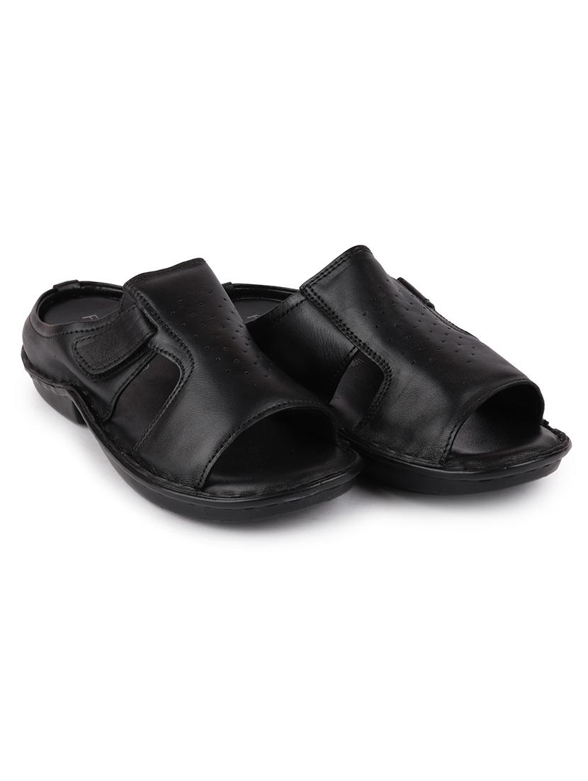 black slip on slippers - 17193767 - Zoom Image - 2