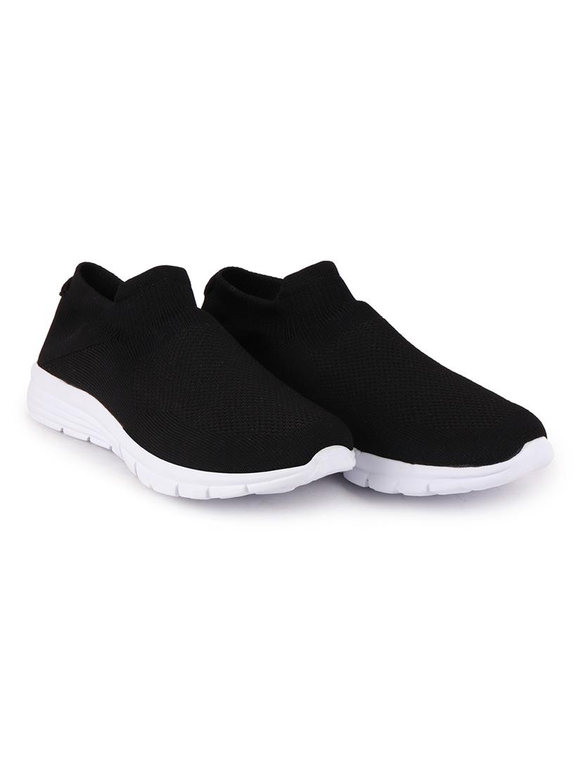 black slip on sport shoes - 17193770 - Zoom Image - 2